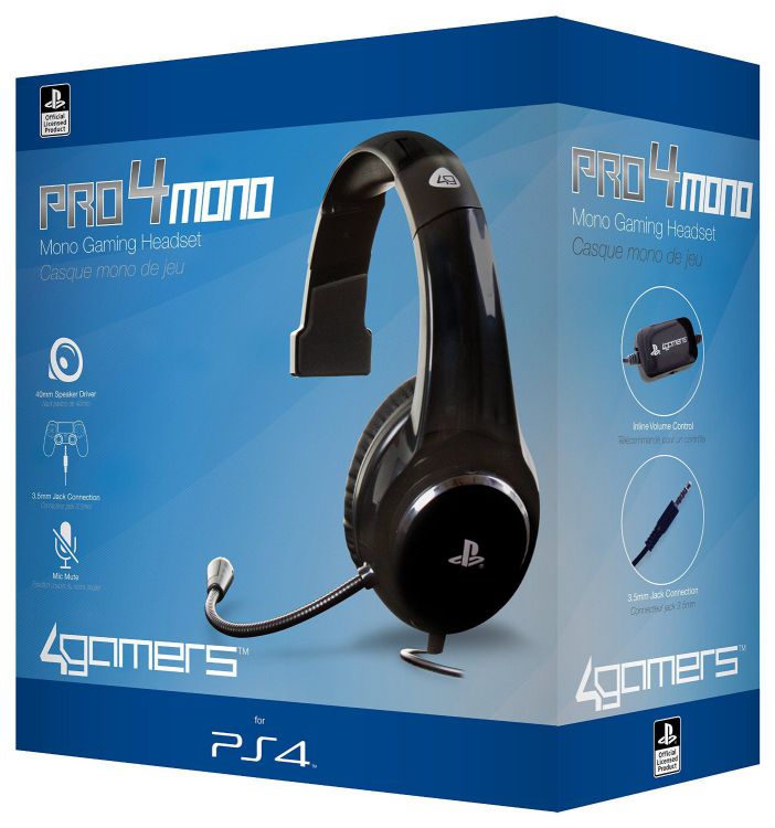 Mono Gaming Headset Pro4 4gamers Ps4